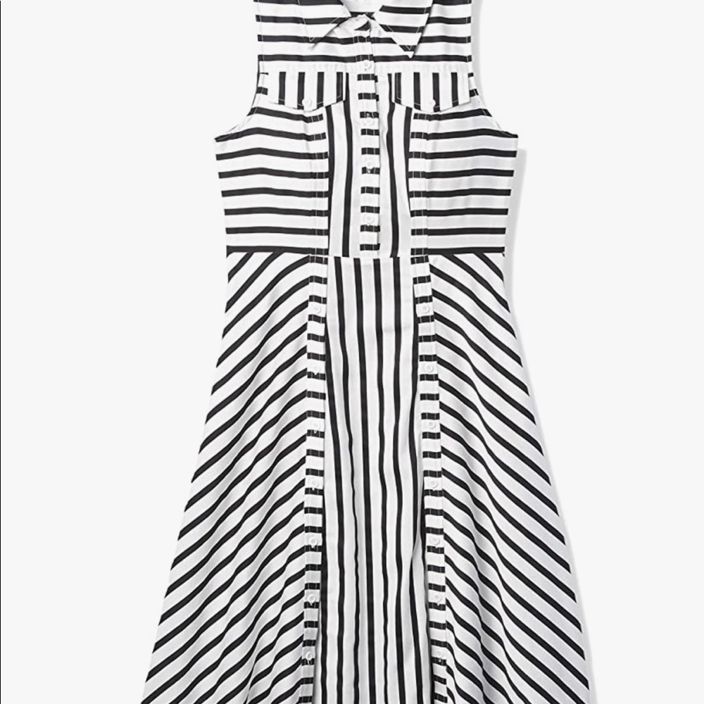 Julia Jordan Women's Shirt Dress Striped with Collar and Pockets size 8 - Picture 4 of 14